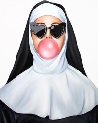 "The Bubble Gum Nun" Limited Edition Print 202//253